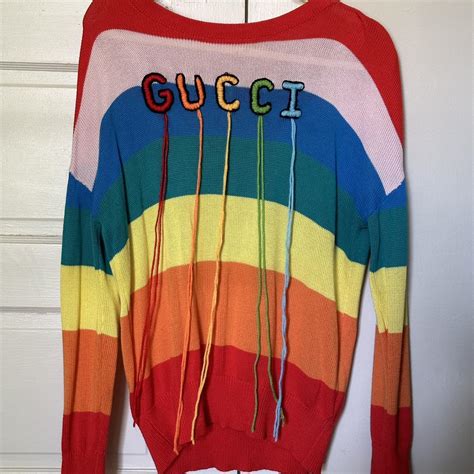 rainbow gucci sweater|gucci handbags.